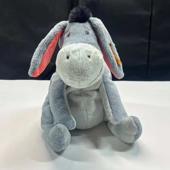 Steiff x Disney Eeyore Blue Gray Plush Stuffed Animal 10" Winnie The Pooh - Picture 1 of 10